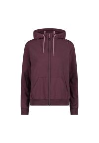 Bluza damska z kapturem CMP. Typ kołnierza: kaptur. Kolor: czerwony, fioletowy, wielokolorowy. Styl: sportowy. Sport: turystyka piesza #1