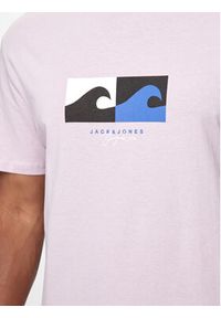 Jack & Jones - Jack&Jones T-Shirt Jormarbella 12255569 Fioletowy Relaxed Fit. Kolor: fioletowy. Materiał: bawełna #4