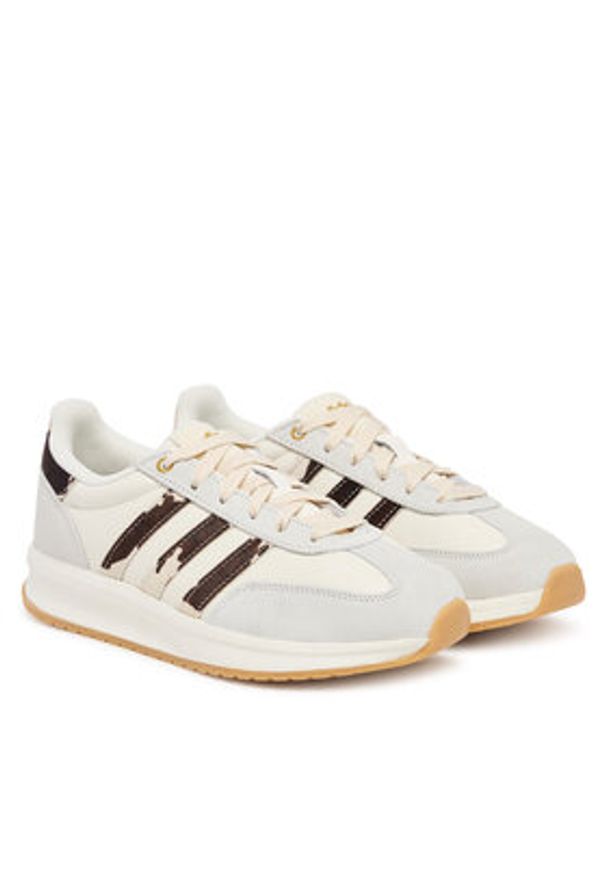 Adidas - adidas Sneakersy Run 70s 2.0 Shoes JP6160 Écru. Kolor: kremowy. Materiał: skóra. Sport: bieganie