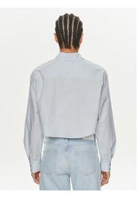 Calvin Klein Jeans Koszula J20J222614 Niebieski Cropped Fit. Kolor: niebieski. Materiał: bawełna #5