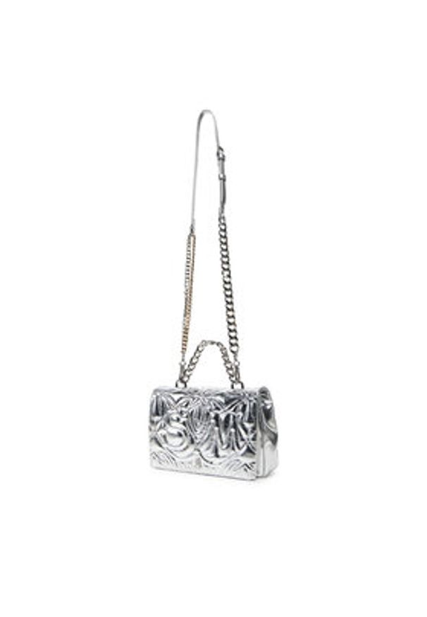 Steve Madden Torebka Bnotable SM13001564 Srebrny. Kolor: srebrny. Materiał: skórzane