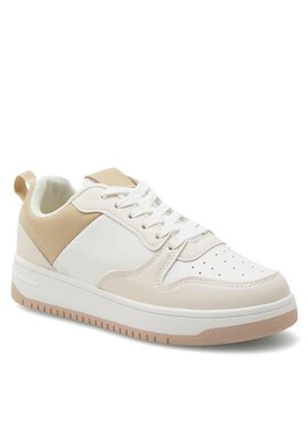 Jenny - JENNY Sneakersy WSS20993-02 Beżowy. Kolor: beżowy. Materiał: skóra