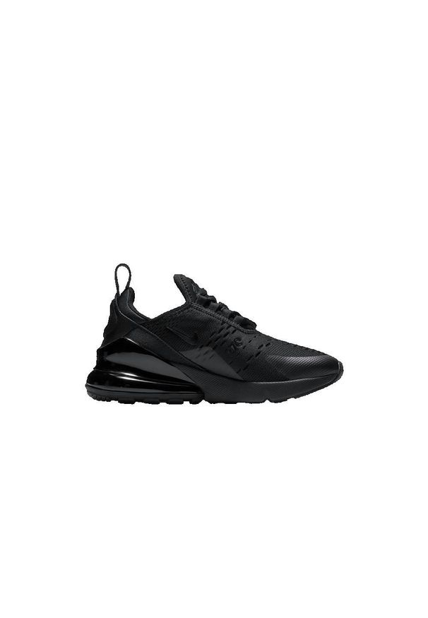 Buty Dorosły Nike Air Max 270 czarny. Okazja: na co dzień. Kolor: czarny. Materiał: materiał, syntetyk, tkanina. Model: Nike Air Max