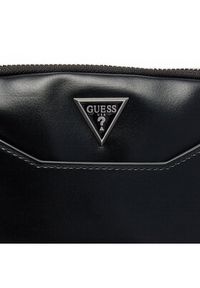 Guess Saszetka HMMECA P4223 Czarny. Kolor: czarny. Materiał: skóra