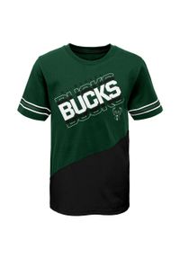OUTERSTUFF - Koszulka dziecięca Outerstuff Milwaukee Bucks. Kolor: wielokolorowy, czarny, zielony. Sport: koszykówka #1