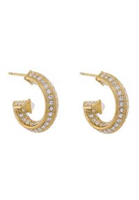 Guess Kolczyki JUBE05 444JW Złoty. Materiał: metalowe. Kolor: złoty