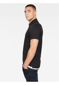 G-Star RAW - G-Star Raw Polo D11595-5864-6484 Granatowy Regular Fit. Typ kołnierza: polo. Kolor: niebieski. Materiał: bawełna #4