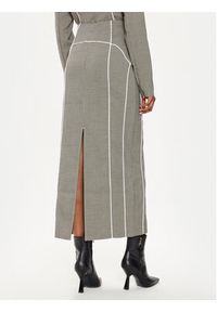 GESTUZ - Gestuz Spódnica maxi Pippa 10908667 Szary Slim Fit. Kolor: szary. Materiał: syntetyk #3