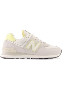 Buty damskie New Balance WL574QD – szare. Okazja: na co dzień. Kolor: szary. Materiał: syntetyk, materiał, guma, zamsz, skóra. Szerokość cholewki: normalna. Model: New Balance 574