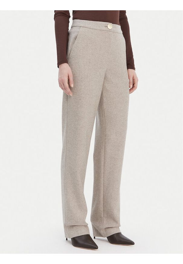 Armani Exchange Spodnie materiałowe XW000723 AF16146 M1088 Beżowy Regular Fit. Kolor: beżowy. Materiał: syntetyk