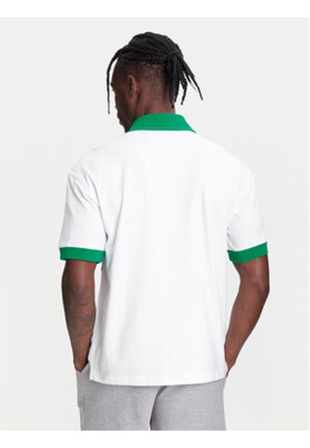 United Colors of Benetton - United Colors Of Benetton Polo 3MCYU301U Biały Regular Fit. Typ kołnierza: polo. Kolor: biały. Materiał: bawełna