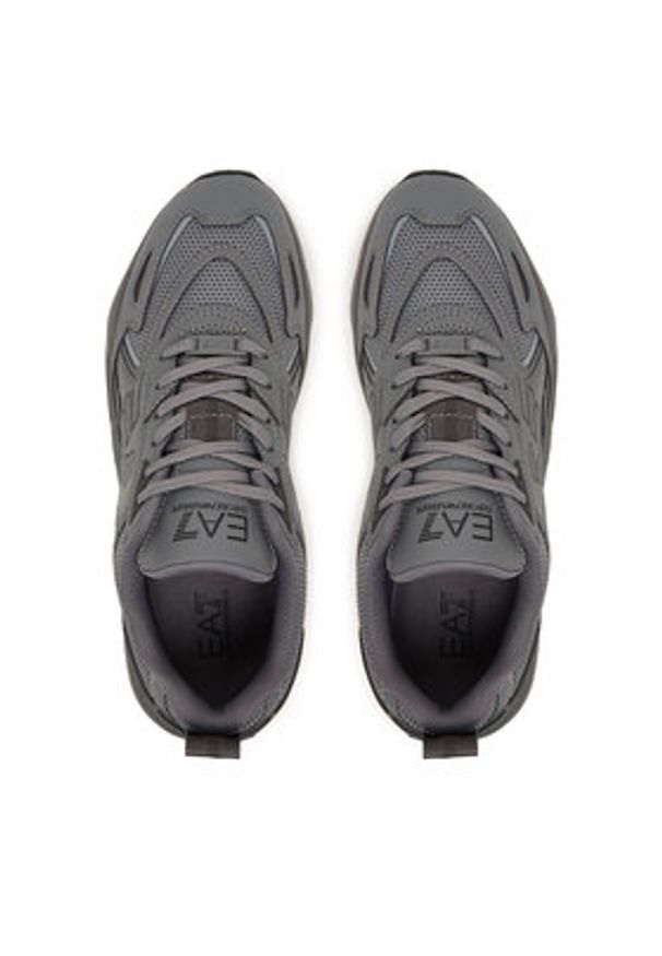 EA7 Emporio Armani Sneakersy 7X000306 AF23595 MZ522 Szary. Kolor: szary. Materiał: skóra