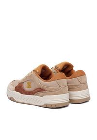 DC Shoes Sneakersy CEOWB-CP40-23383H2 Beżowy ciemny. Kolor: beżowy. Materiał: materiał #3