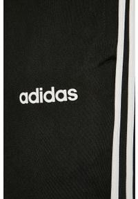 Adidas - adidas - Dres. Kolor: czarny. Materiał: dresówka. Wzór: gładki #8