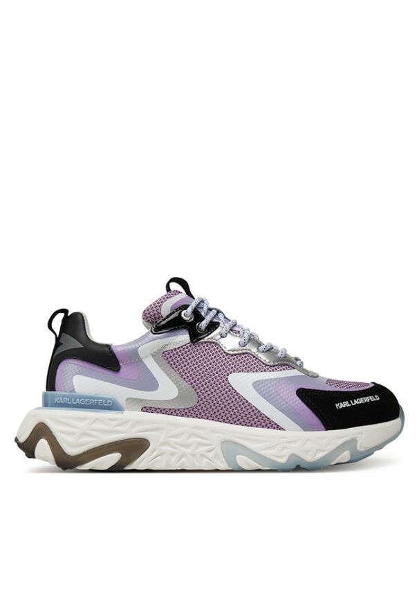 Karl Lagerfeld - KARL LAGERFELD Sneakersy Blaze KL62415 Fioletowy. Kolor: fioletowy. Materiał: materiał