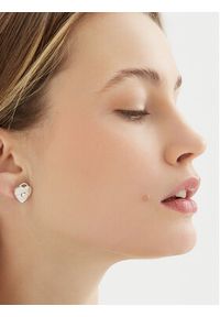 Guess Kolczyki JUBE05 058JW Srebrny. Materiał: metalowe. Kolor: srebrny #3