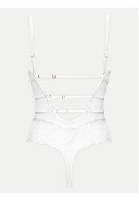 Hunkemöller Body Ditte 204782 Biały. Kolor: biały. Materiał: syntetyk