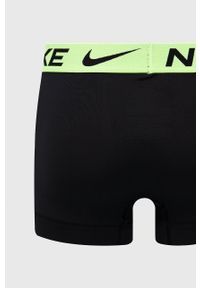Nike Bokserki (3-pack) męskie kolor czarny. Kolor: czarny. Materiał: tkanina, skóra, włókno #7