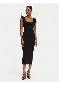 MICHAEL Michael Kors Sukienka codzienna MS683CG33D Czarny Slim Fit. Okazja: na co dzień. Kolor: czarny. Materiał: wiskoza. Typ sukienki: proste. Styl: casual #3