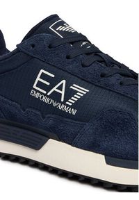 EA7 Emporio Armani Sneakersy 7X000380 AF19175 MZ157 Granatowy. Kolor: niebieski. Materiał: skóra #5