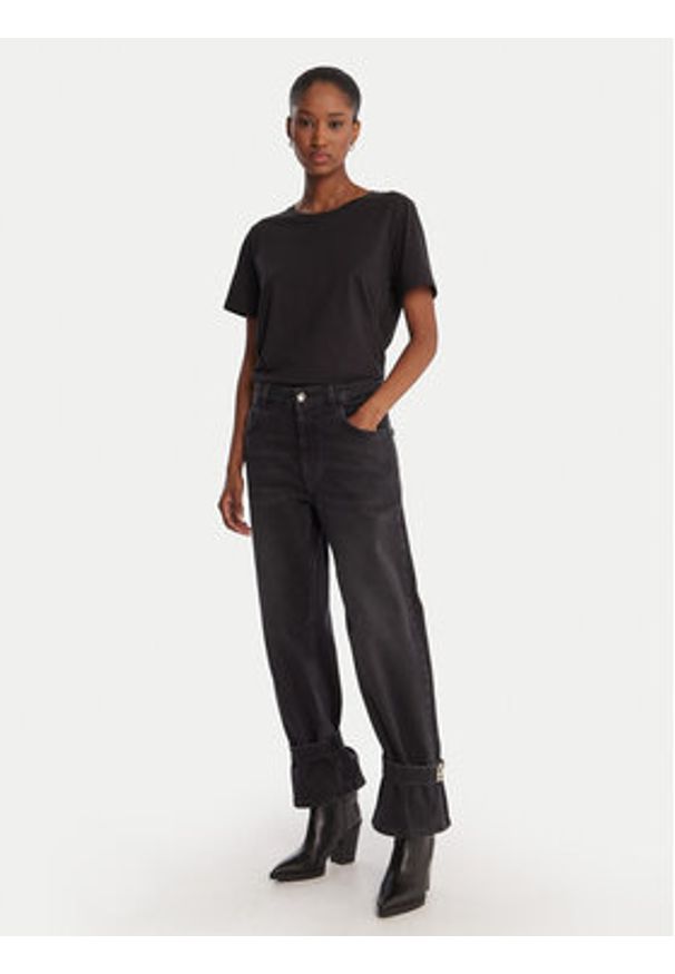 Liu Jo Jeansy UF5105 D0291 Szary Boyfriend Fit. Kolor: szary