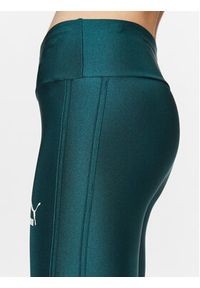 Puma Legginsy T7 621463 Zielony Tight Fit. Kolor: zielony. Materiał: syntetyk #3