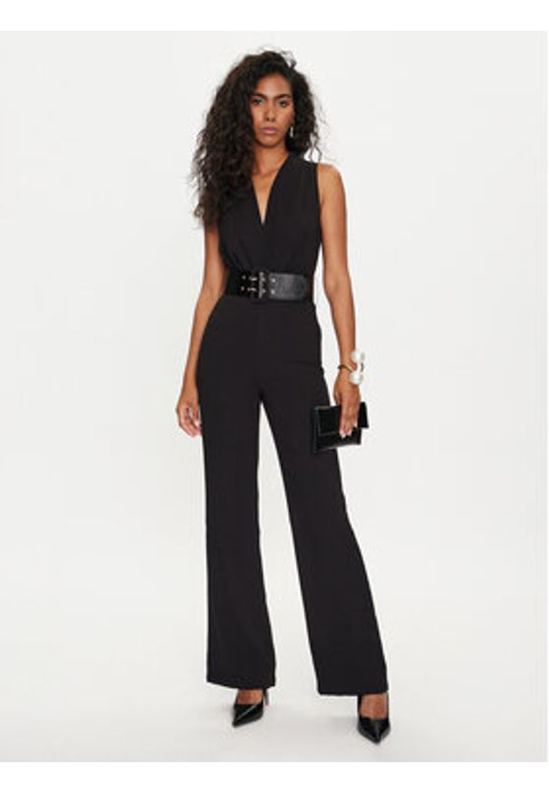 Marciano Guess Kombinezon 4GGK54 8080Z Czarny Flare Fit. Kolor: czarny. Materiał: syntetyk