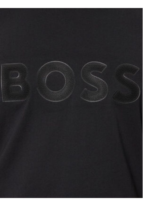 BOSS - Boss T-Shirt Tee 1 50512866 Czarny Regular Fit. Kolor: czarny. Materiał: bawełna