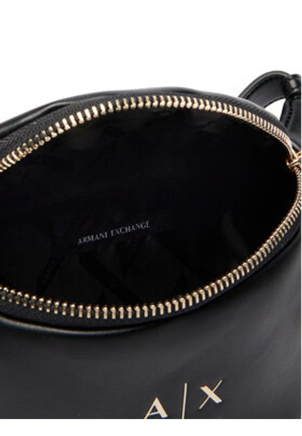 Armani Exchange Nerka XW002655 AF19902 UC001 Czarny. Kolor: czarny. Materiał: skóra