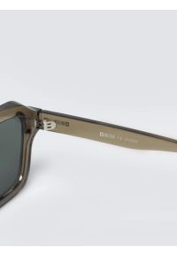 Big-Star - Okulary przeciwsłoneczne męskie khaki Akar 301. Kształt: prostokątne. Kolor: zielony #4