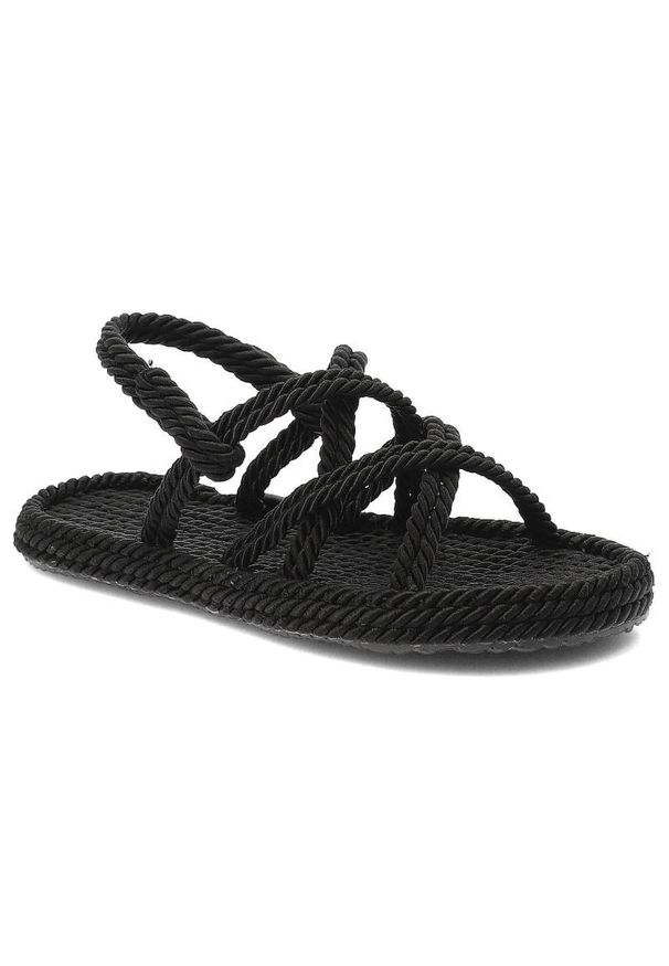 Czarne Sandały Venezia Modne Buty Na Lato. Okazja: na plażę. Kolor: czarny. Materiał: materiał, skóra. Sezon: lato. Styl: boho, klasyczny, elegancki