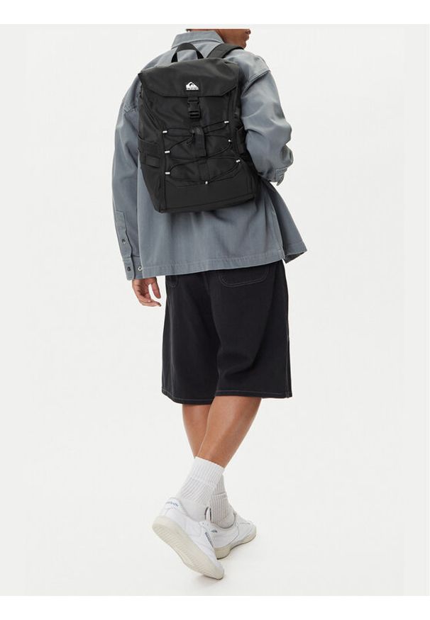 Quiksilver Plecak podróżny C-QUIC-KL-001-08 Czarny. Kolor: czarny. Materiał: materiał