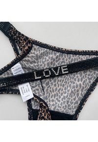 Intica - Majtki z ozdobną gumką podkreślające sylwetkę Magga. Kolor: beżowy. Materiał: materiał #7