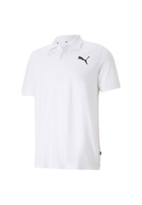 Koszulka Polo Sportowa Męska Puma Ess Pique. Typ kołnierza: polo. Kolor: czarny, biały, wielokolorowy. Styl: sportowy