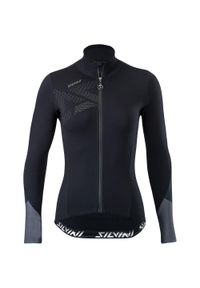 Silvini - Koszulka damska SILVINI long sleeve jersey Calvana WD1618. Kolor: brązowy, zielony, czarny, wielokolorowy. Materiał: jersey. Długość rękawa: długi rękaw #1