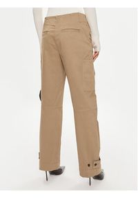 Pinko Spodnie materiałowe Caldo 101793 A15L Brązowy Wide Leg. Kolor: brązowy. Materiał: bawełna
