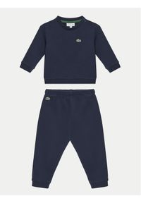 Lacoste Dres 4J8409 Granatowy Regular Fit. Kolor: niebieski. Materiał: bawełna #1