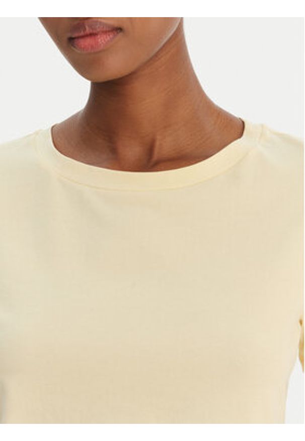 Weekend Max Mara T-Shirt Multif 2615971012 Żółty Regular Fit. Kolor: żółty. Materiał: bawełna