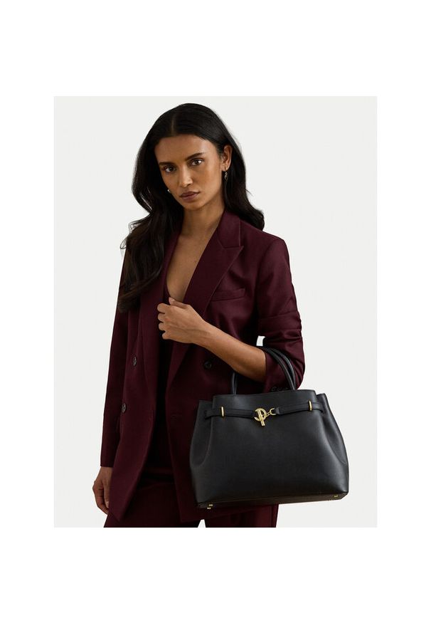 Lauren Ralph Lauren - Torebka LAUREN RALPH LAUREN. Kolor: czarny