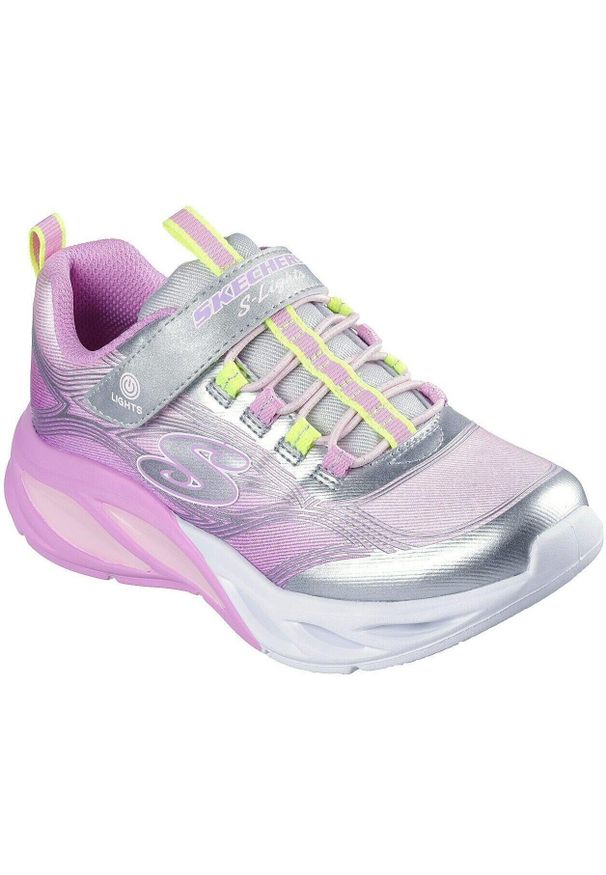 skechers - Buty sportowe dla dzieci Skechers Cosmic Glow. Okazja: na co dzień. Kolor: wielokolorowy. Materiał: materiał