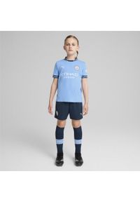 Puma - Szorty młodzieżowe Manchester City 24/25 PUMA Marine Blue. Kolor: niebieski. Sport: piłka nożna