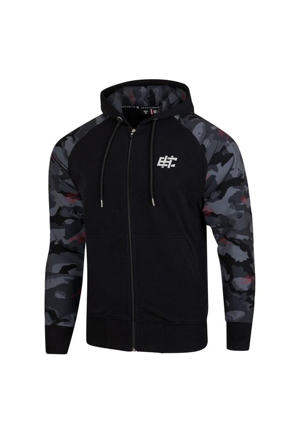 Bluza z kapturem męska na zamek EXTREME HOBBY RIVAL. Typ kołnierza: kaptur. Kolor: czarny, zielony. Materiał: bawełna