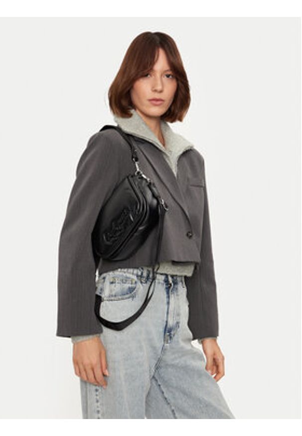 Pepe Jeans Torebka PL031571 Czarny. Kolor: czarny. Materiał: skórzane