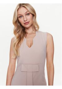 Rinascimento Sukienka koktajlowa CFC0113119003 Różowy Slim Fit. Kolor: różowy. Materiał: bawełna. Styl: wizytowy