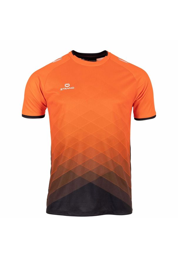 STANNO - Jersey Stanno Altius. Kolor: wielokolorowy, czarny, pomarańczowy. Materiał: jersey. Sport: piłka nożna