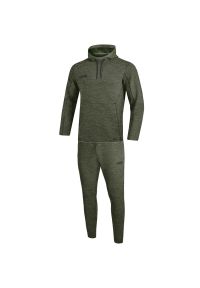 Dres z kapturem Jako Premium Basic. Kolor: zielony. Materiał: dresówka #1