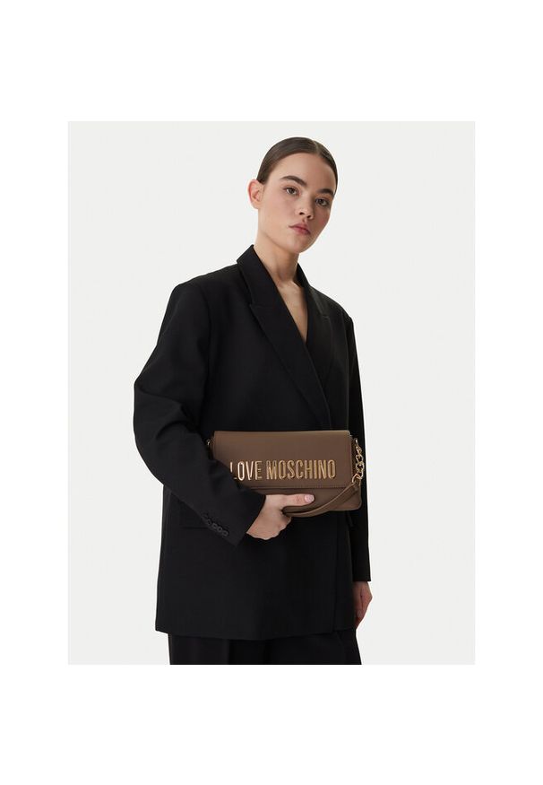 Love Moschino - Torebka LOVE MOSCHINO. Kolor: brązowy
