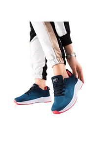 Lekkie buty sportowe DK granatowe niebieskie. Kolor: niebieski #3
