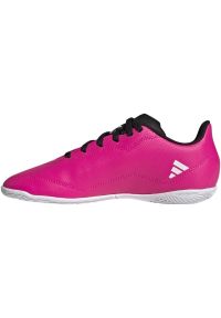 Adidas - Buty piłkarskie adidas X Speedportal.4 In Jr GZ2449 różowe. Kolor: różowy. Materiał: syntetyk. Szerokość cholewki: normalna. Sport: piłka nożna