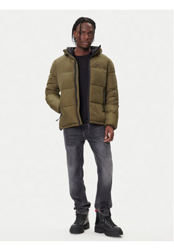 Aeronautica Militare Kurtka zimowa 252AB3025UCT04214 Zielony Regular Fit. Kolor: zielony. Materiał: syntetyk. Sezon: zima